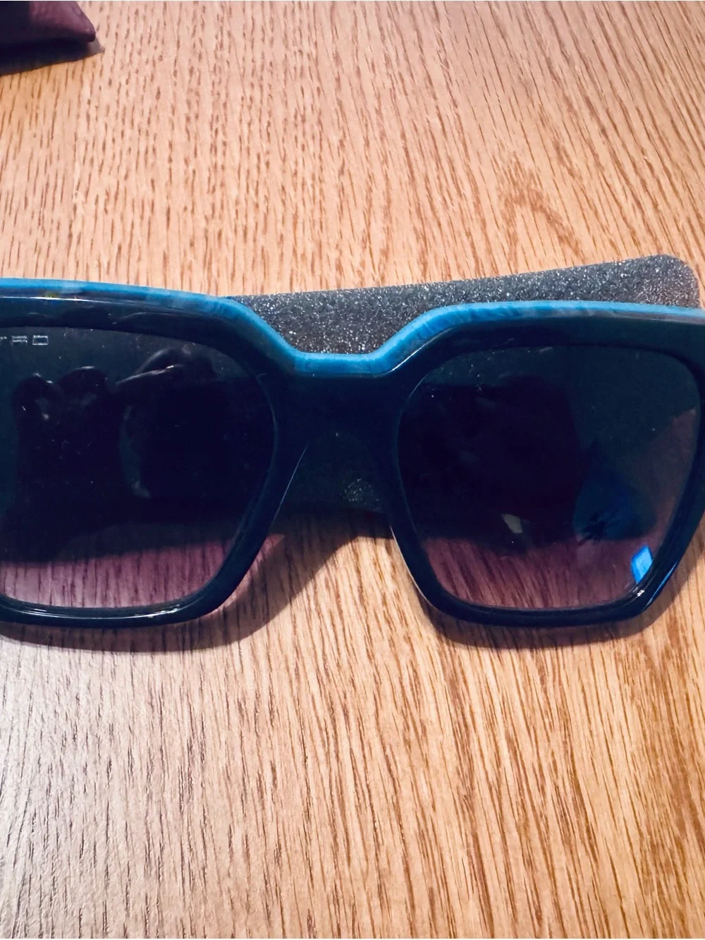 New Etro ETRO0096/G/S 0ZX99O Blue and Light Blue Cat-Eye Sunglasses Authentic